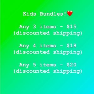 Kids bundles!